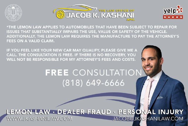 Photo of The Lemon Law Office of Jacob K Kashani