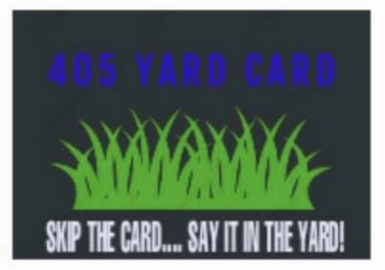 Photo of 405 Yard Card
