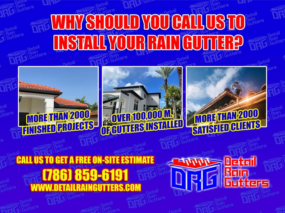 Photo of Detail Rain Gutters Miami - Rain Gutters Installers