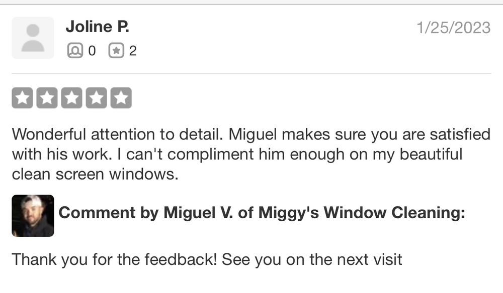 Photo of Miggy's Window Cleaning