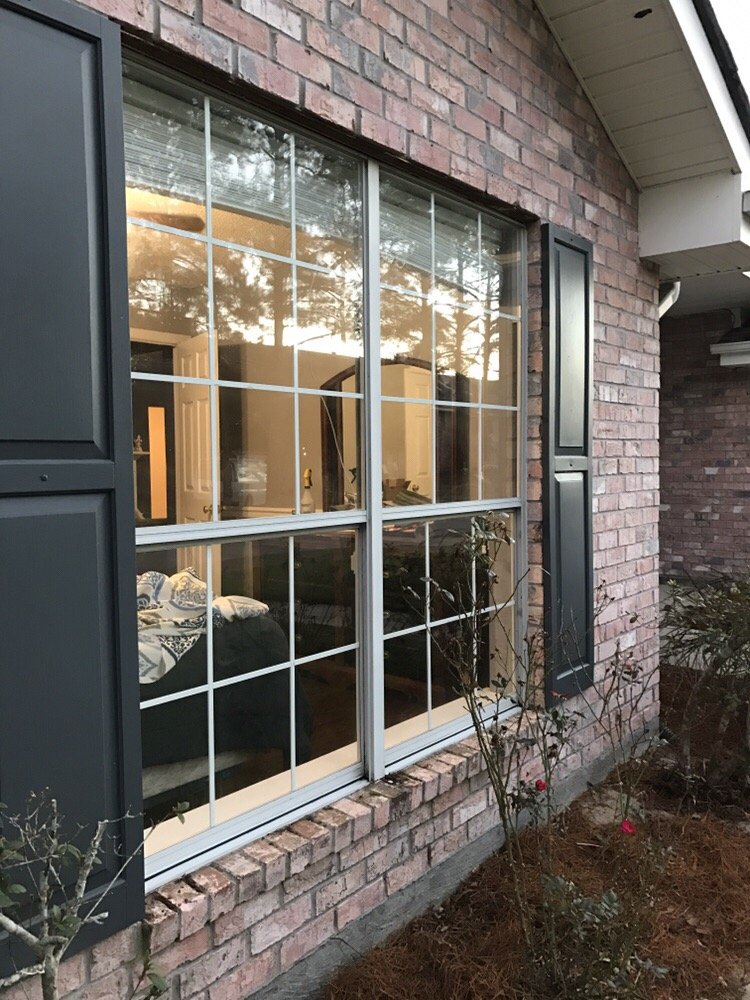 Photo of First Glass Window Treatment