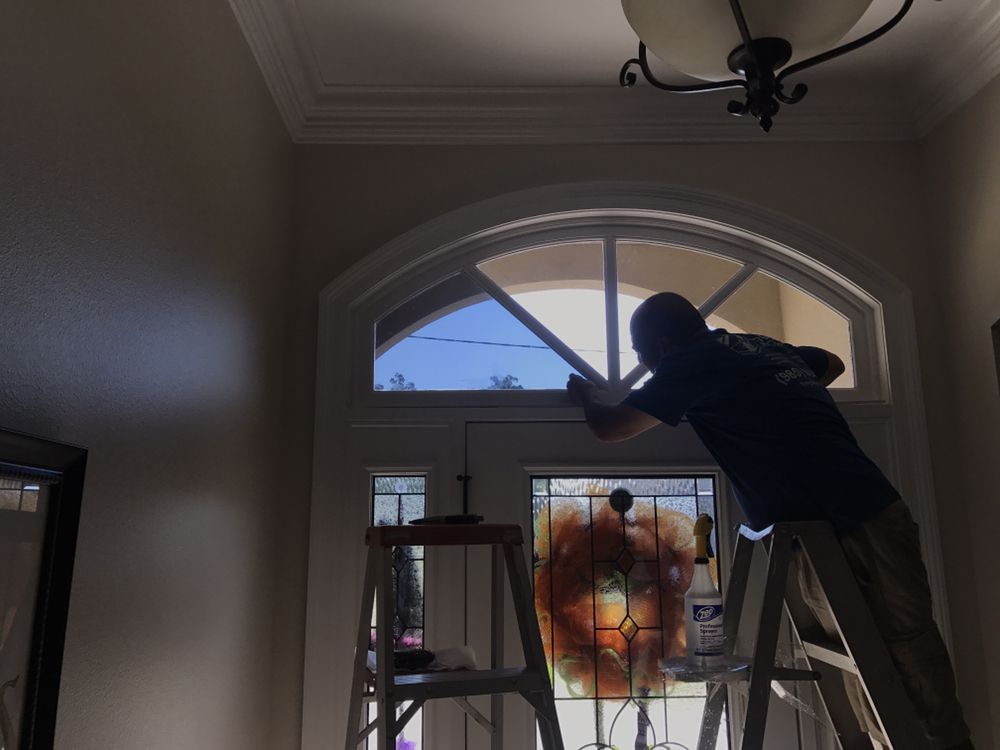 Photo of First Glass Window Treatment