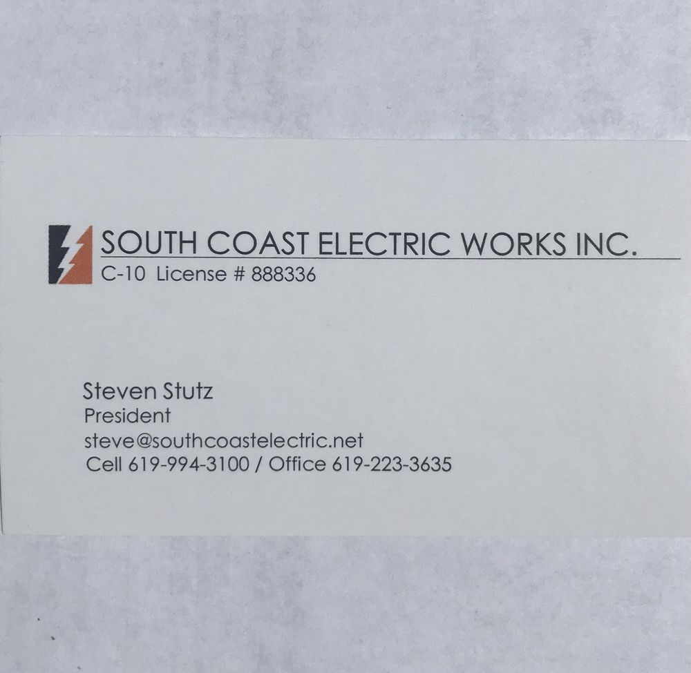 Photo of South Coast Electric