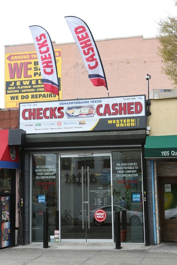 Photo of Checks Cashed