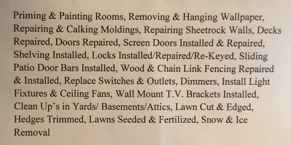 Photo of George's Handyman Service