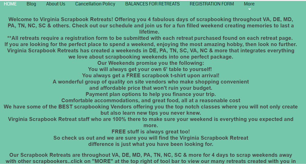 Photo of Virginia-Scrapbook-Retreats