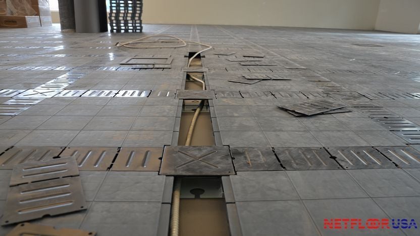 Photo of Netfloor USA Cable Management Access Floor Systems