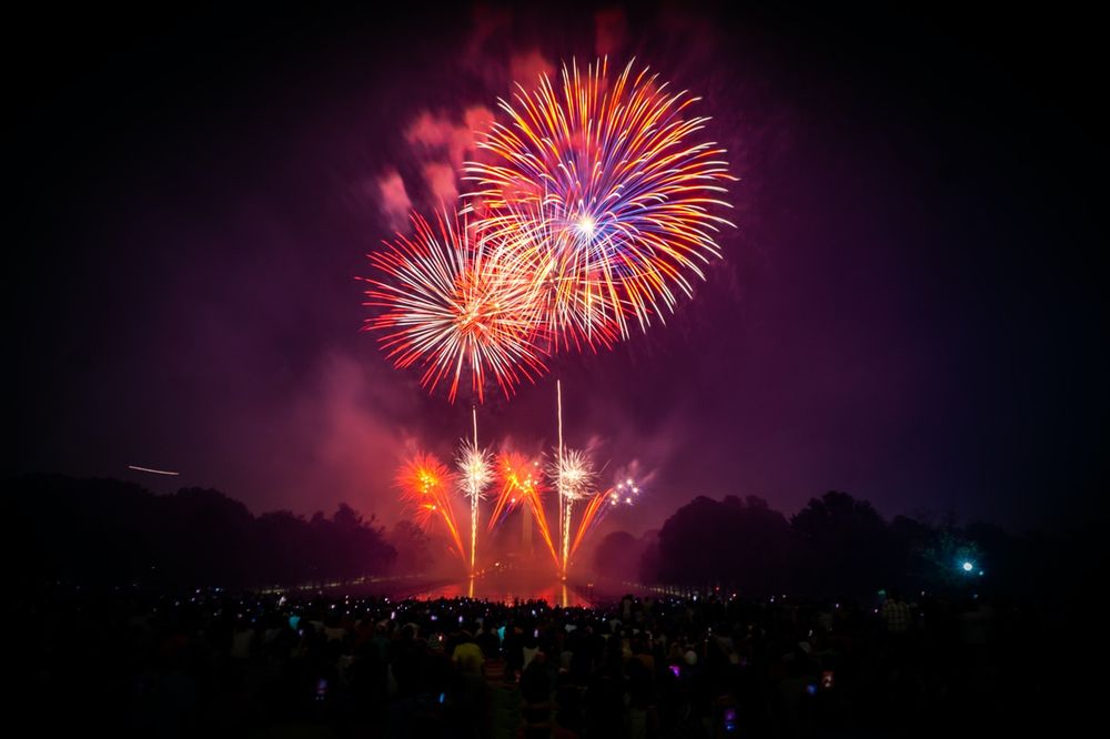 Photo of Blue Sky Fireworks
