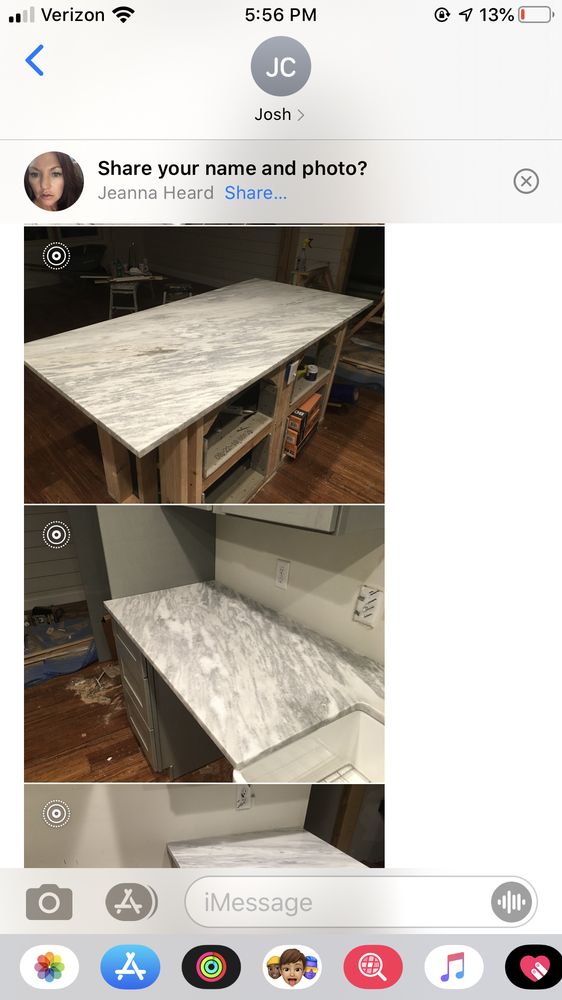 Photo of Countertop and Cabinet