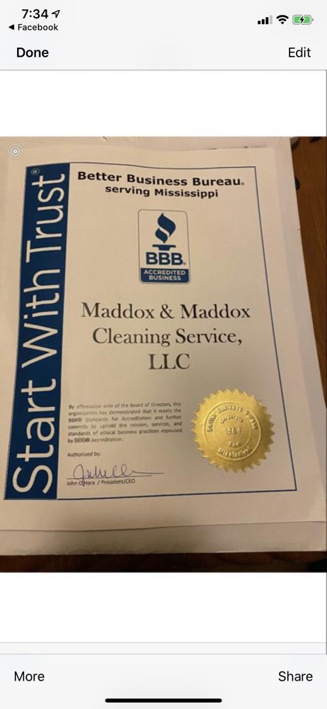 Photo of Maddox & Maddox Cleaning service