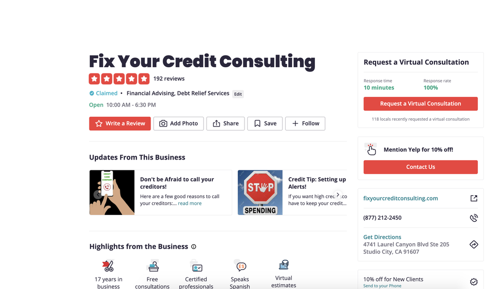 Photo of Fix Your Credit Consulting