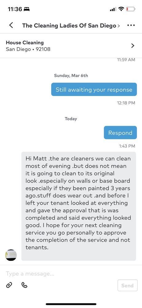 Photo of The Cleaning Lady's Of San Diego