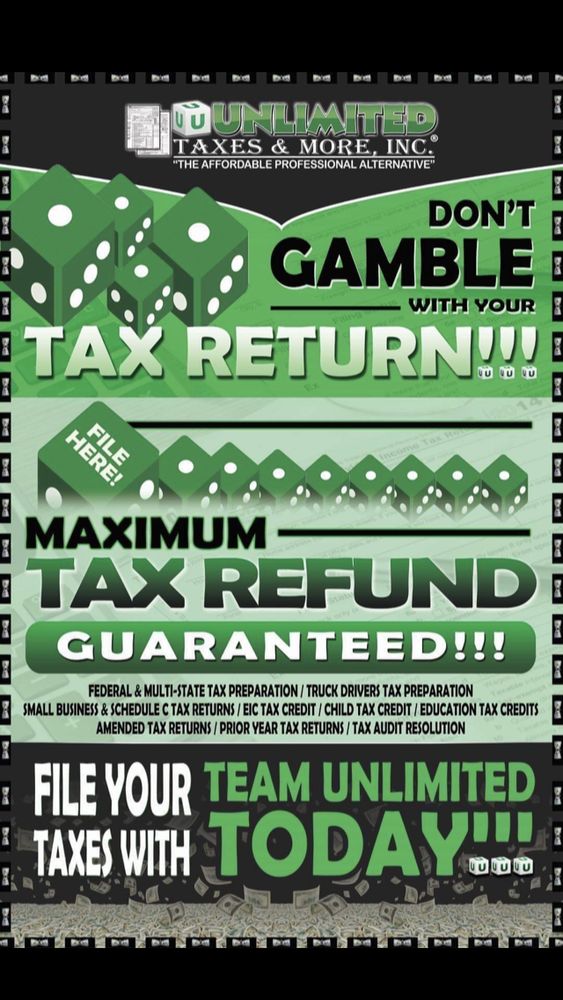 Photo of Unlimited Taxes
