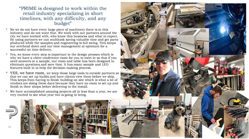 Photo of prime custom retail fabrication
