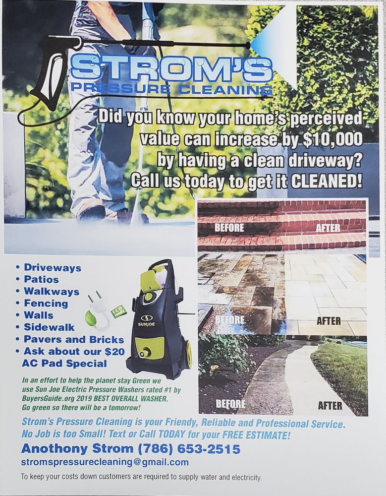 Photo of Strom's Pressure Cleaning Services