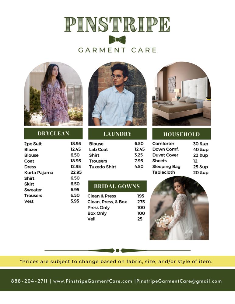 Photo of Pinstripe Garment Care