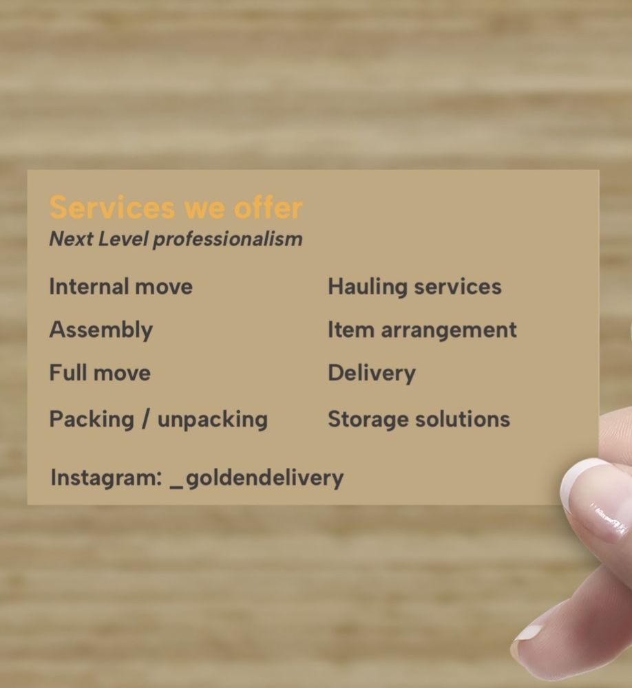 Photo of Golden Services & Delivery