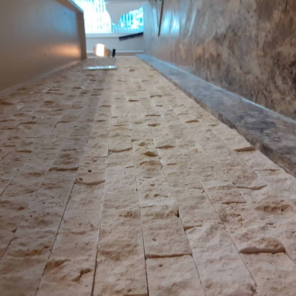 Photo of Mark Tile Installation