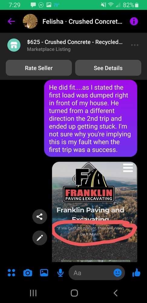 Photo of Franklin Paving and Excavating