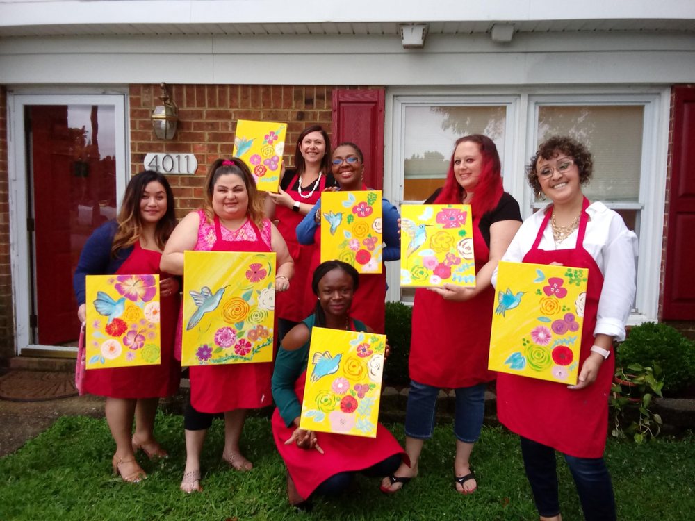 Photo of Smiles on Canvas Mobile Paint Parties