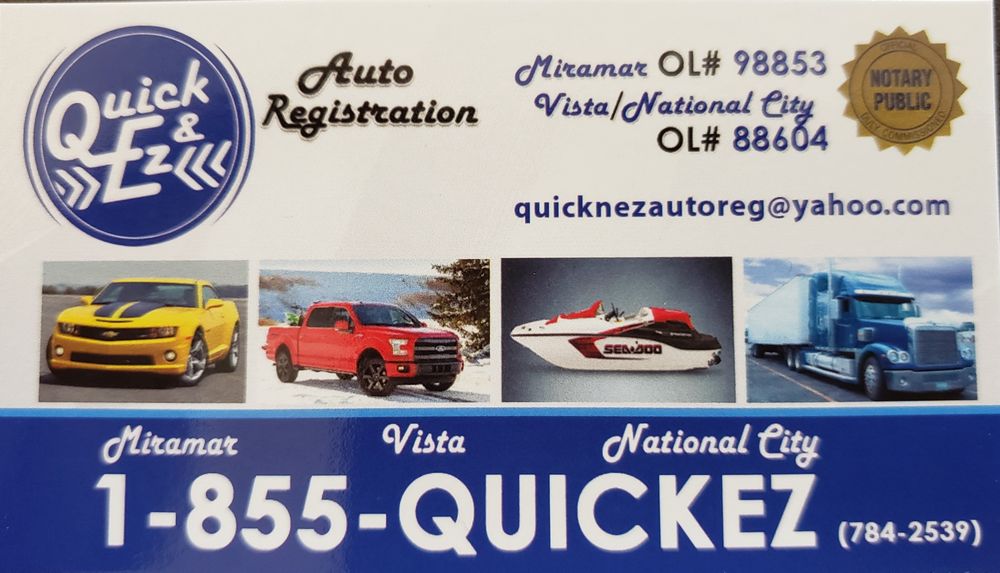 Photo of Quick & EZ Auto Registration