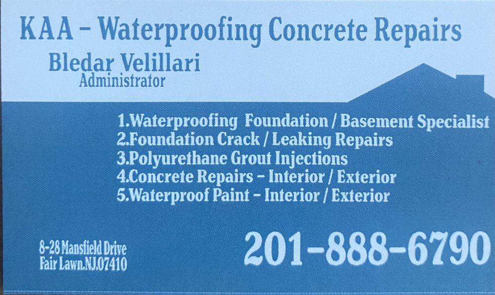 Photo of KAA-Waterproofing Concrete Repairs