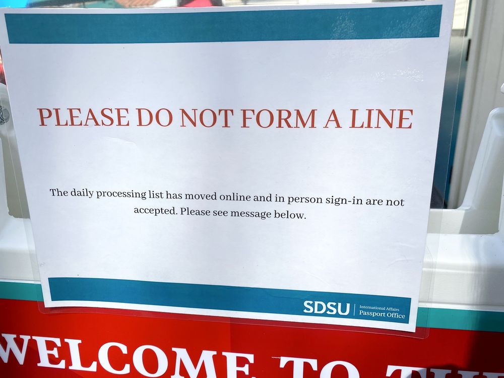 Photo of SDSU Passport Office