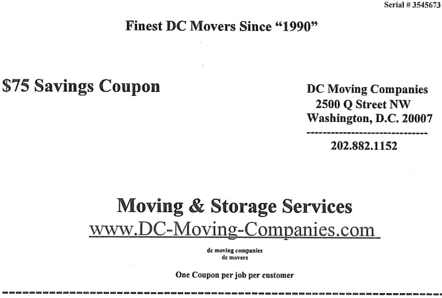 Photo of DC Moving Companies