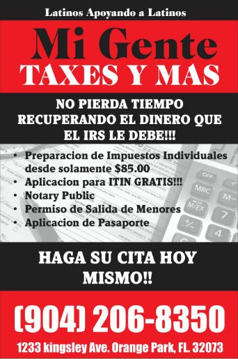 Photo of Mi Gente Taxes Y Mas