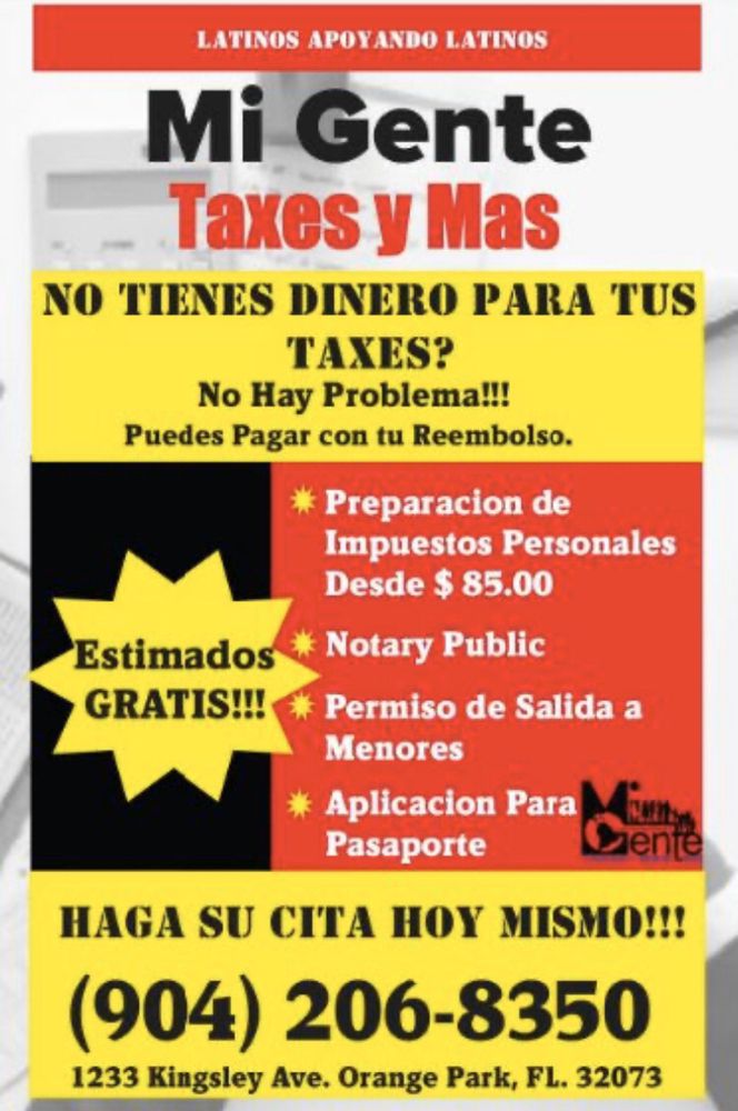 Photo of Mi Gente Taxes Y Mas