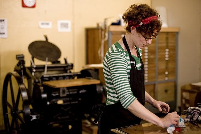 Photo of Reb Peters Press Letterpress Printing