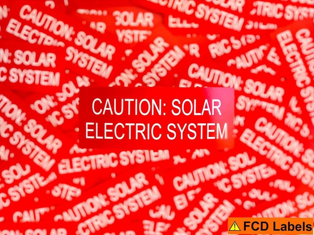 Photo of FCD Labels