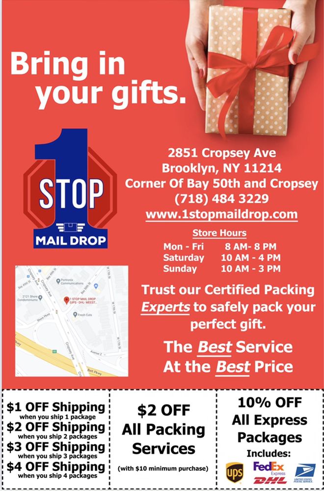 Photo of 1 STOP MAIL DROP