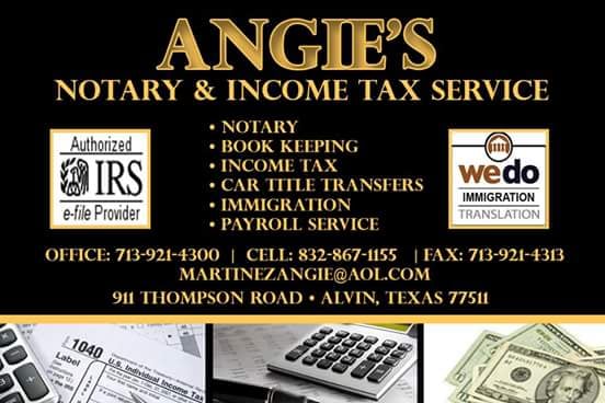 Photo of Angie's Notary & Income Tax Service