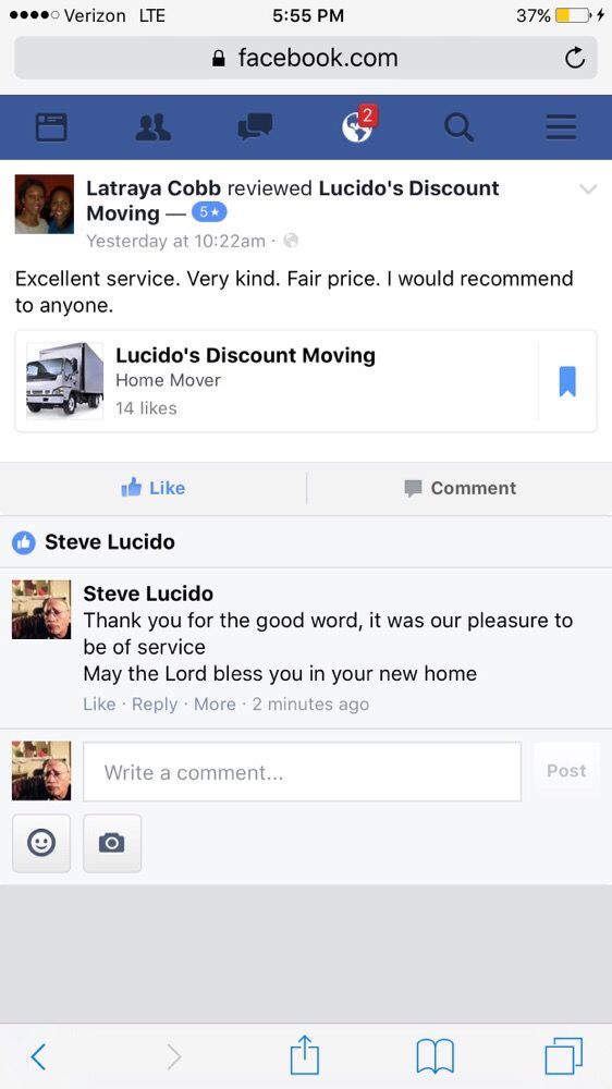 Photo of Lucido's Discount Moving & Delivery Services