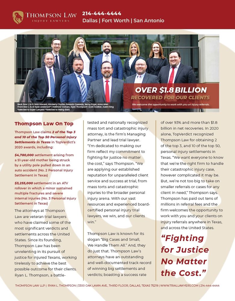 Photo of Thompson Law Injury Lawyers