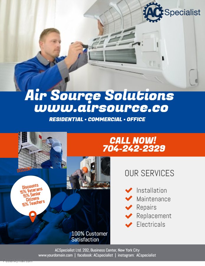 Photo of Air Source Heating and Cooling