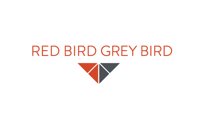 Photo of Red Bird Grey Bird