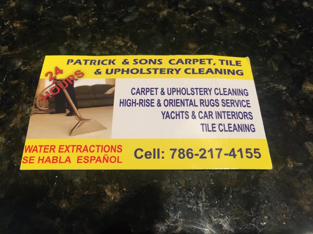 Photo of Patrick & Sons Carpet Tile & Upholstery Cleaning