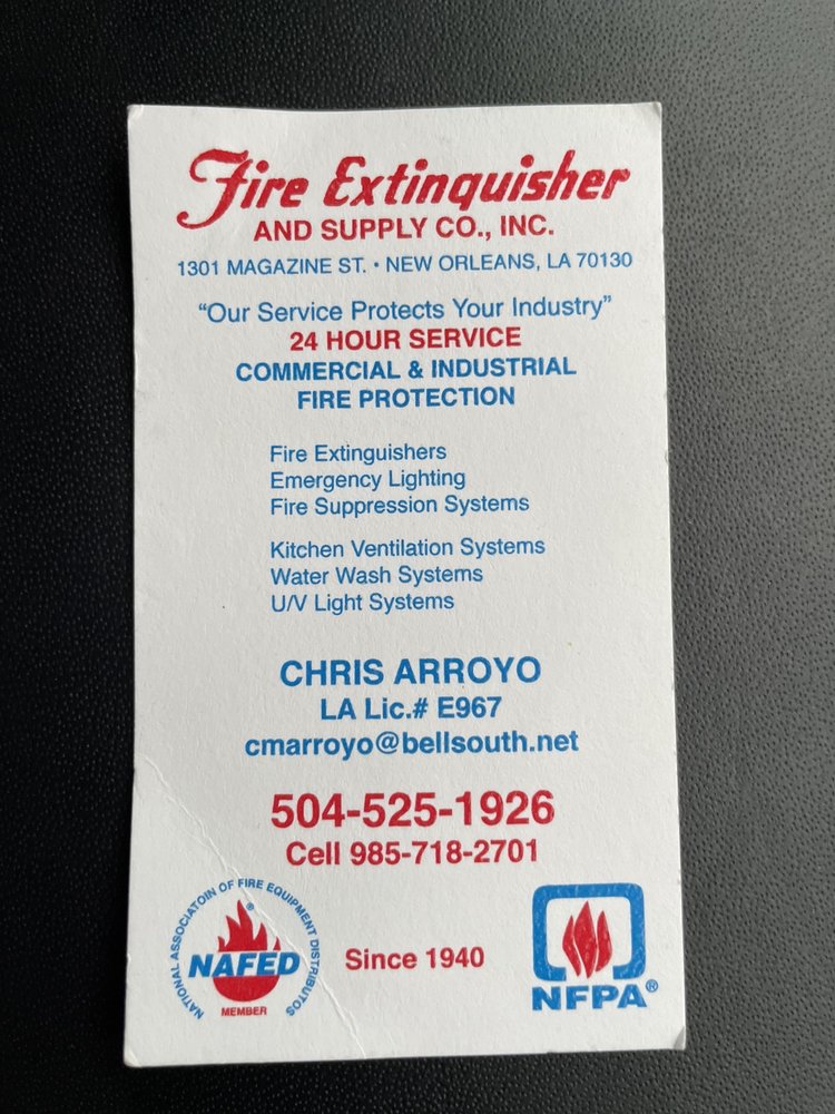 Photo of Fire Extinguisher & Supply