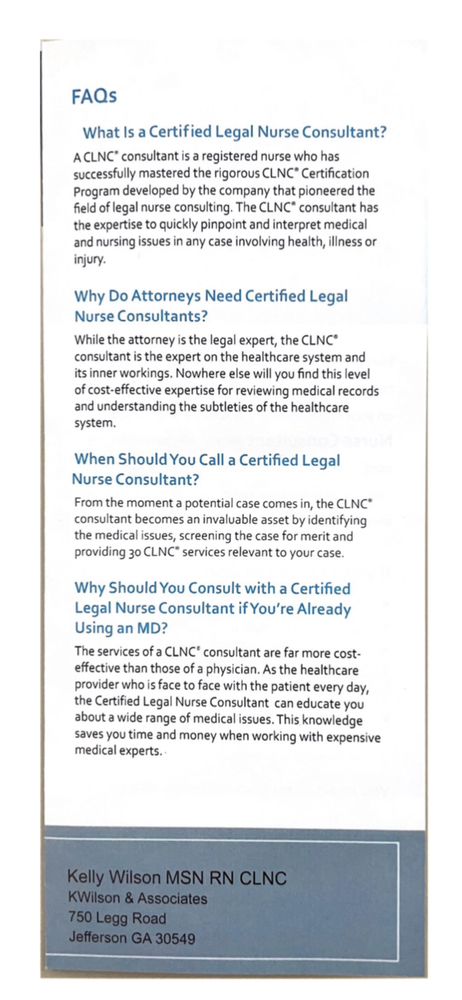 Photo of KWilson & Associates/Legal Nurse Consultants