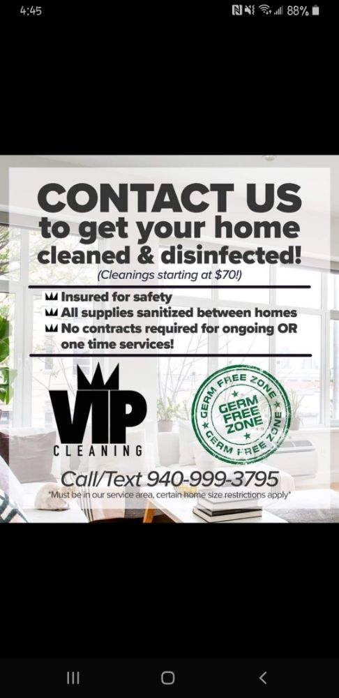 Photo of VIP cleaning