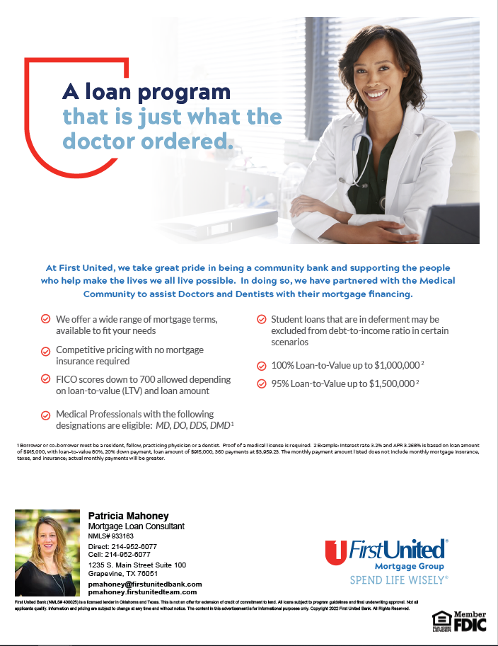 Photo of Patricia Mahoney- First United Mortgage Group