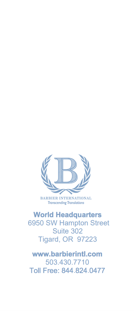 Photo of Barbier International