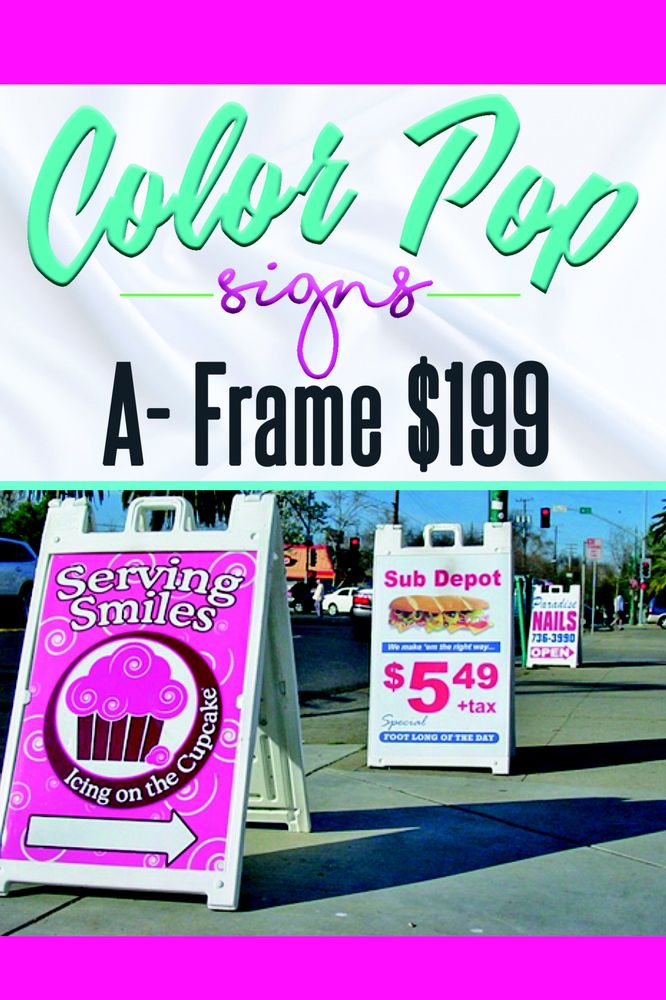 Photo of Color Pop Signs