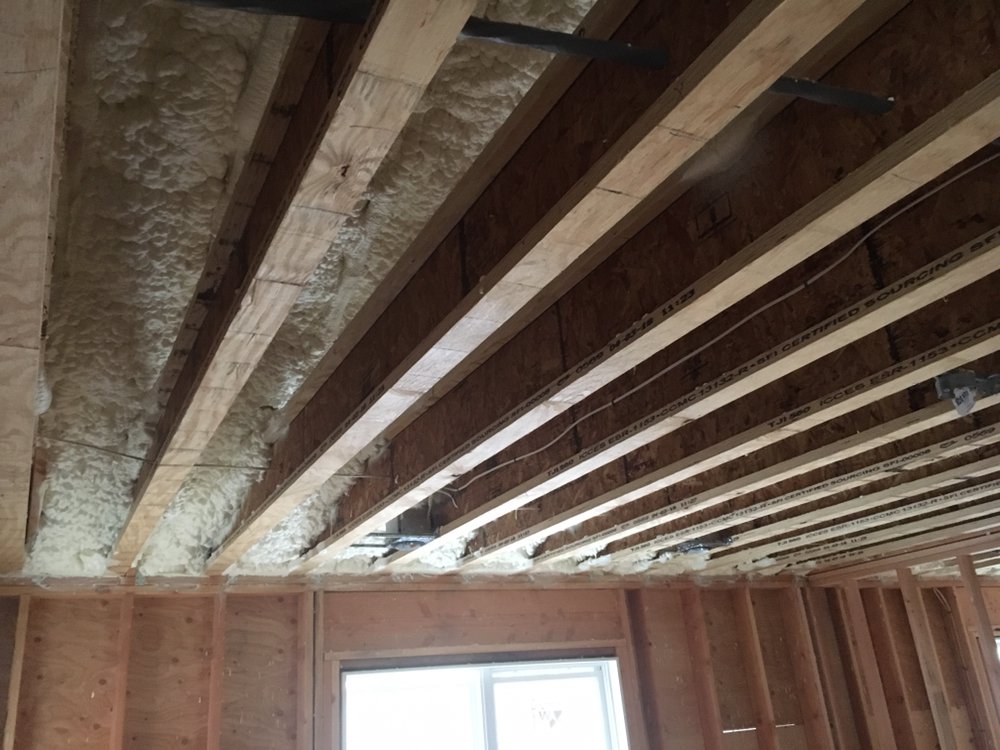 Photo of Liquid Green Spray Foam Insulation