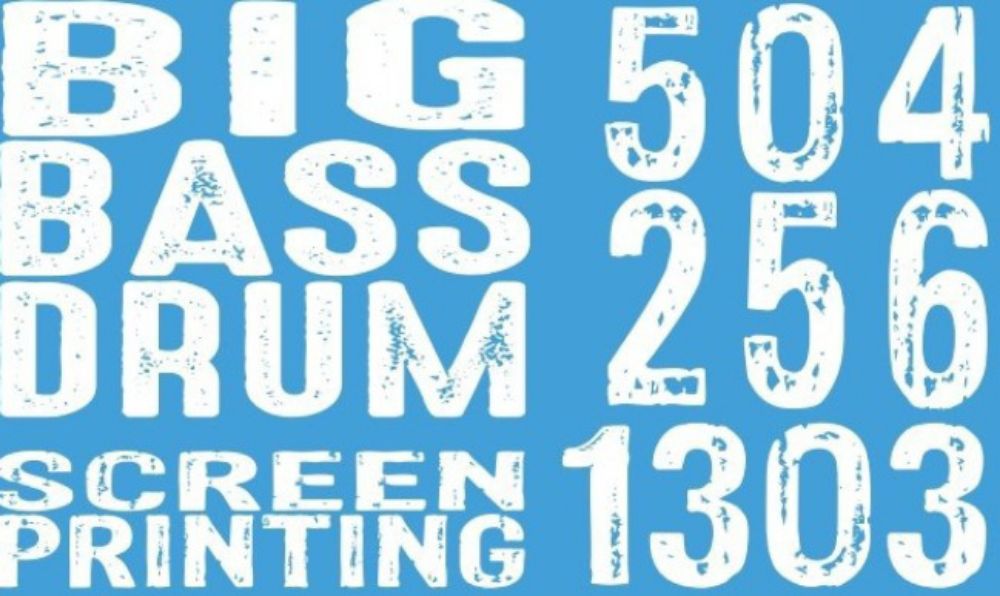 Photo of Big Bass Drum Screen Printing