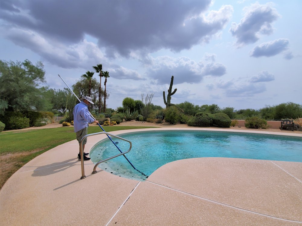 Photo of Blue Water Pool Chemical