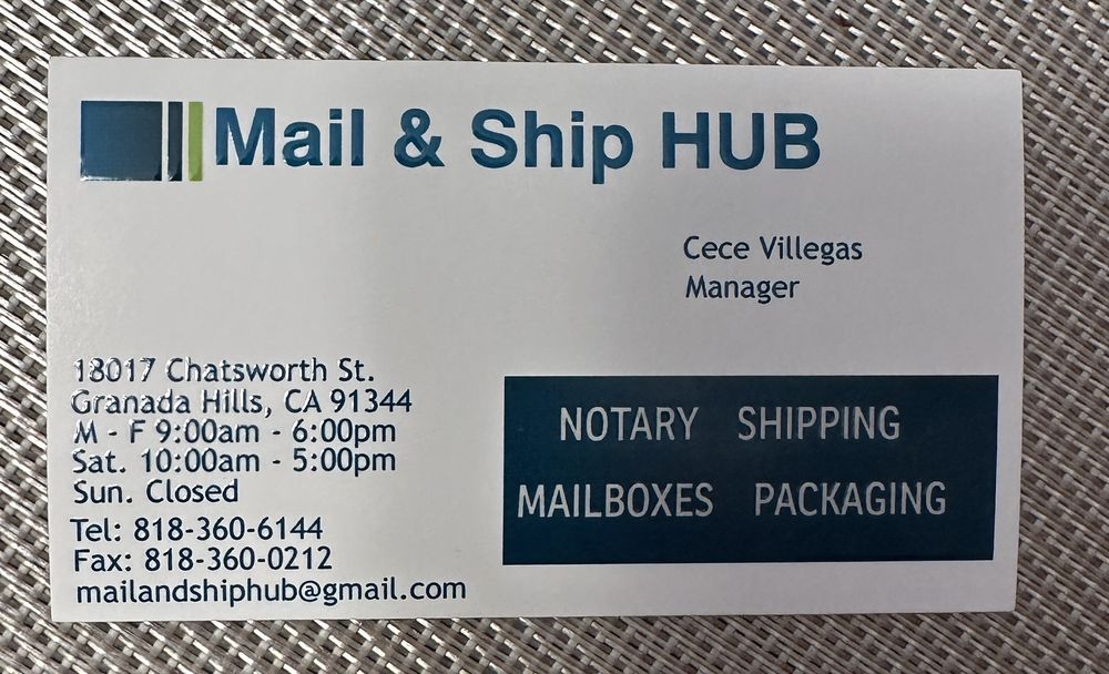 Photo of Mail & Ship Hub