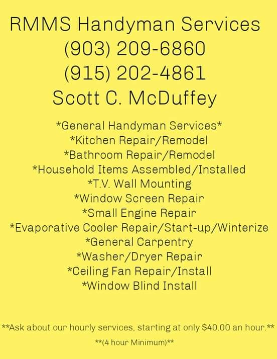 Photo of RMMS Handyman Services